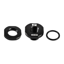 Cargar imagen en el visor de la galería, Adaptador de montaje de boquilla mecanizado CNC Mishimoto 1/8" NPT - Negro