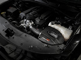 aFe Black Series CAIS de fibra de carbono con filtro PDS 11-19 Dodge Challenger/Charger SRT8 V8-6.4L