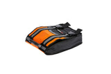 Bolsa de recuperación compacta ARB Estilo topográfico naranja y negro Material de PVC Bolsillos internos dobles