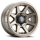 ICON Rebound Pro 17x8.5 5x150 25mm Offset 5.75in BS 110.1mm Rueda de bronce de diámetro