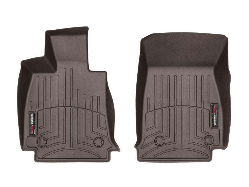 WeatherTech 2016+ Cadillac CT6 Front FloorLiners - Cocoa