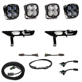 Baja Designs 2021+ Ford F150 Kit de bolsillo antiniebla SAE Clear Squadron Sport DC con Upfitter