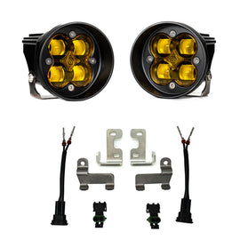 Baja Designs 12-21 Toyota Tacoma/Tundra/4Runner Squadron-R Kit de luces antiniebla de bolsillo - SAE ámbar