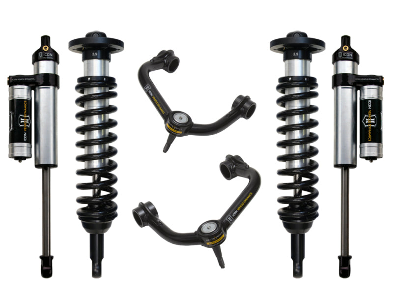 ICON 09-13 Ford F-150 4WD 0-2.63in Sistema de suspensión Etapa 3 con Uca tubular
