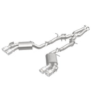 Cargar imagen en el visor de la galería, MagnaFlow 2016 Chevy Camaro 6.2L V8 Competition Cat Back con puntas pulidas cuádruples