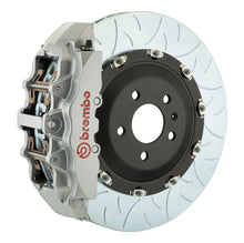 Cargar imagen en el visor de la galería, Brembo 05-11 A6 3.2L Delantero GT BBK 6 Pistón Fundido 380x34 2pc Rotor Ranurado Tipo 3-Plata
