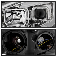 Cargar imagen en el visor de la galería, xTune 13-16 Ford Escape 13-16 LED Light Bar Halogen Proj Headlights - Chrome (PRO-JH-FESCA13-LB-C)