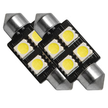 Cargar imagen en el visor de la galería, Oracle 37MM 4 LED 3-Chip Festoon Bulbs (Pair) - Cool White SEE WARRANTY