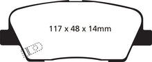 Cargar imagen en el visor de la galería, EBC 11+ Hyundai Equus 4.6 Redstuff Rear Brake Pads