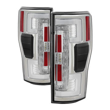 Cargar imagen en el visor de la galería, Spyder 17-18 Ford F-250 Super Duty (Excl LED Models) LED Tail Lights - Chrome (ALT-YD-FS17-LED-C)