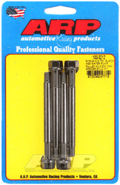 ARP Polea de bomba de agua hexagonal negra de 5/16-24 x 3.750 con kit de perno espaciador de ventilador de 2.500 pulgadas