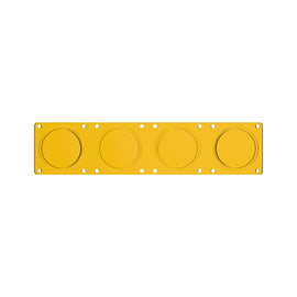 KC HiLiTES FLEX ERA LED Performance Lente de haz puntual amarillo para barras de luz