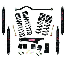 Cargar imagen en el visor de la galería, Skyjacker 2007-2018 Jeep Wrangler JK 2 Door 4WD Long Travel 3.5in-4in Lift Kit w/Black Max Shocks