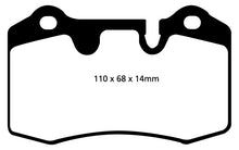 Cargar imagen en el visor de la galería, EBC 04-12 Aston Martin DB9 5.9 Redstuff Rear Brake Pads