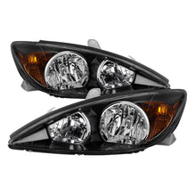 Cargar imagen en el visor de la galería, Xtune Toyota Camry 2002-2004 OEM Style Headlights -Black HD-JH-TCAM02-AM-BK