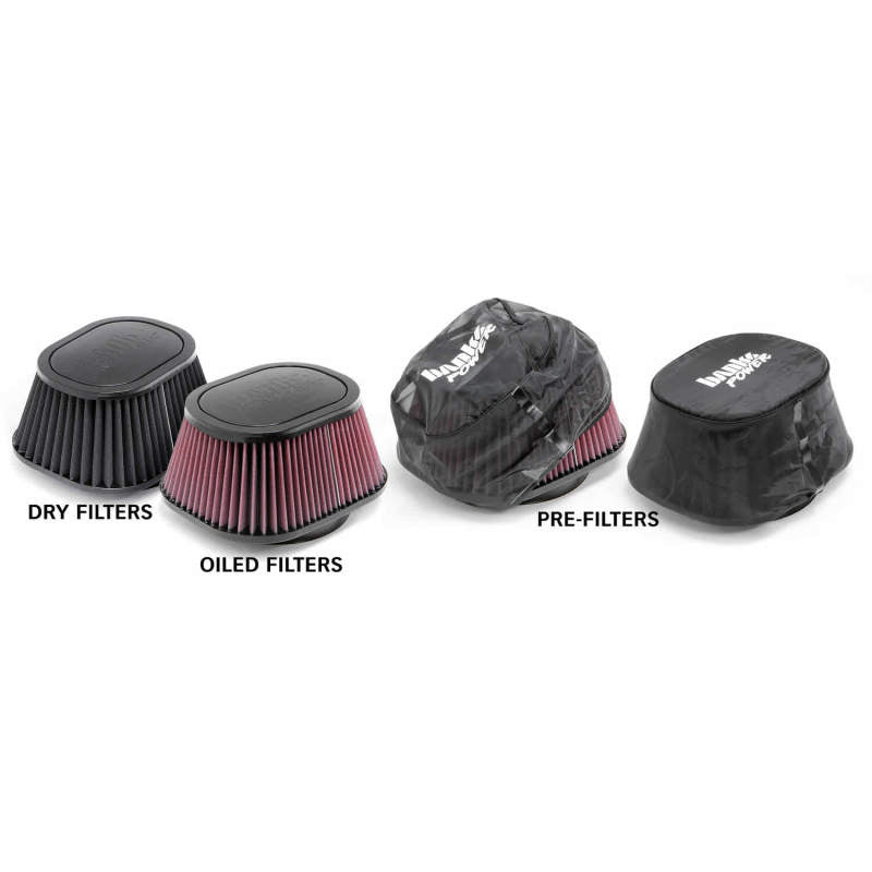 Banks Power 07-10 Chevy 6.6L LMM Sistema de admisión de aire Ram - Filtro seco