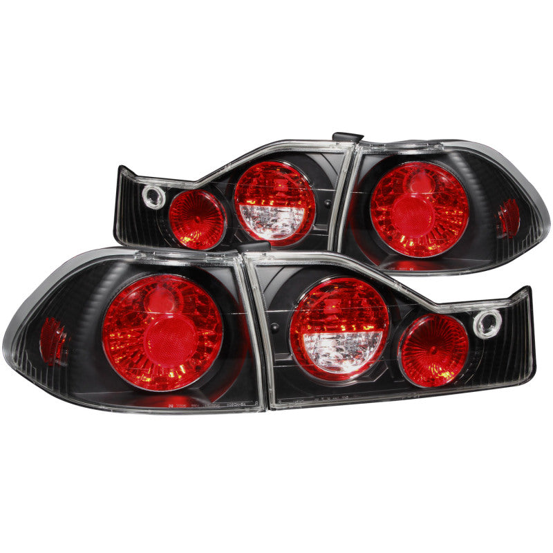 ANZO 1998-2000 Honda Accord luces traseras negras