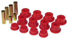 Cargar imagen en el visor de la galería, Prothane 92-97 Ford F450 2wd Front Leaf Spring Bushings - Red