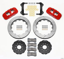 Cargar imagen en el visor de la galería, Wilwood AERO6 Front Hat Kit 15.00 Red 97-04 Corvette C5/Z06 05-13 C6