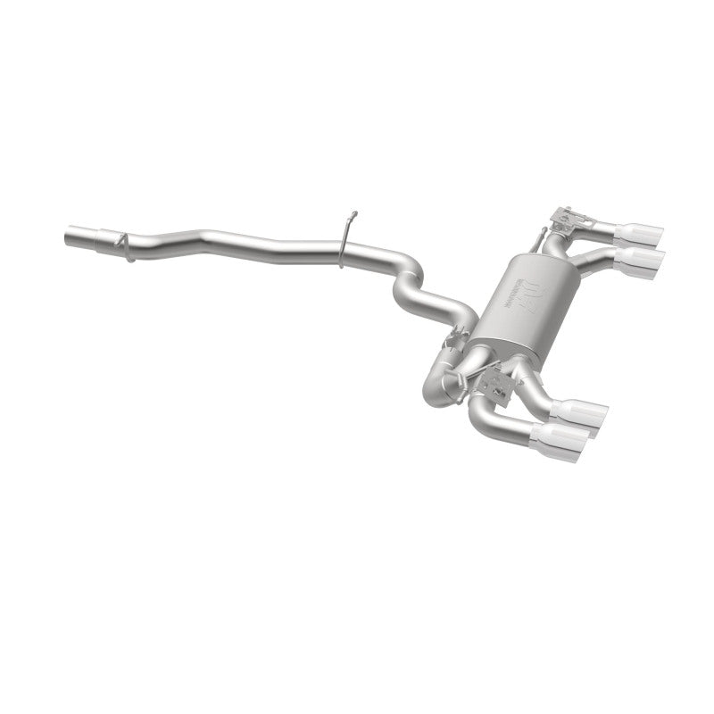 MagnaFlow Sys C/B 2015-2017 Volkswagen Golf R 3 pulgadas SS pulidas Quad Tip salida trasera dividida