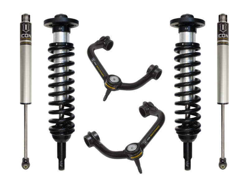 ICON 04-08 Ford F-150 4WD 0-2.63in Sistema de suspensión Etapa 2 con Uca tubular