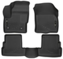 Cargar imagen en el visor de la galería, Husky Liners 2015 Lincoln MKC WeatherBeater Black Front &amp; Second Seat Floor Liner