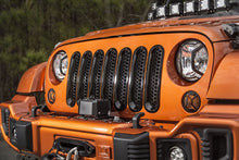 Cargar imagen en el visor de la galería, Rugged Ridge Grille Inserts Perforated 07-18 Jeep Wrangler