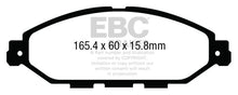Cargar imagen en el visor de la galería, EBC 14+ Infiniti QX60 3.5 Greenstuff Front Brake Pads