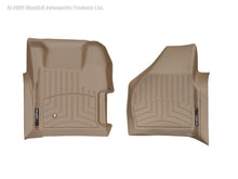 Load image into Gallery viewer, WeatherTech 08-10 Ford F250/F350/F450/F550 Super Duty Regular Cab Front FloorLiner - Tan