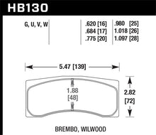 Cargar imagen en el visor de la galería, Hawk Universal Brembo DTC-70 Race Brake Pads