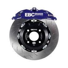 Cargar imagen en el visor de la galería, EBC Racing 12-17 Ford Fiesta ST (Mk7) Pinzas Apollo-4 azules Rotores de 330 mm Kit de freno delantero grande