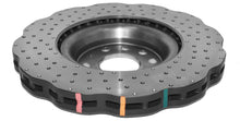 Cargar imagen en el visor de la galería, DBA 15-20 Volkswagen Golf R Delantero Serie 4000 Rotor perforado en cruz con sombrero plateado