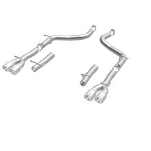 Cargar imagen en el visor de la galería, MagnaFlow Eje trasero, SS, 2.5 pulgadas, cuádruple trasero dividido Punta de 3.5 pulgadas 2015 Dodge Challenger 3.6L V6