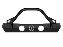 Cargar imagen en el visor de la galería, ICON 2018+ Jeep Wrangler JL / 2020+ Jeep Wrangler JT Pro Series Parachoques delantero con barra/pestañas