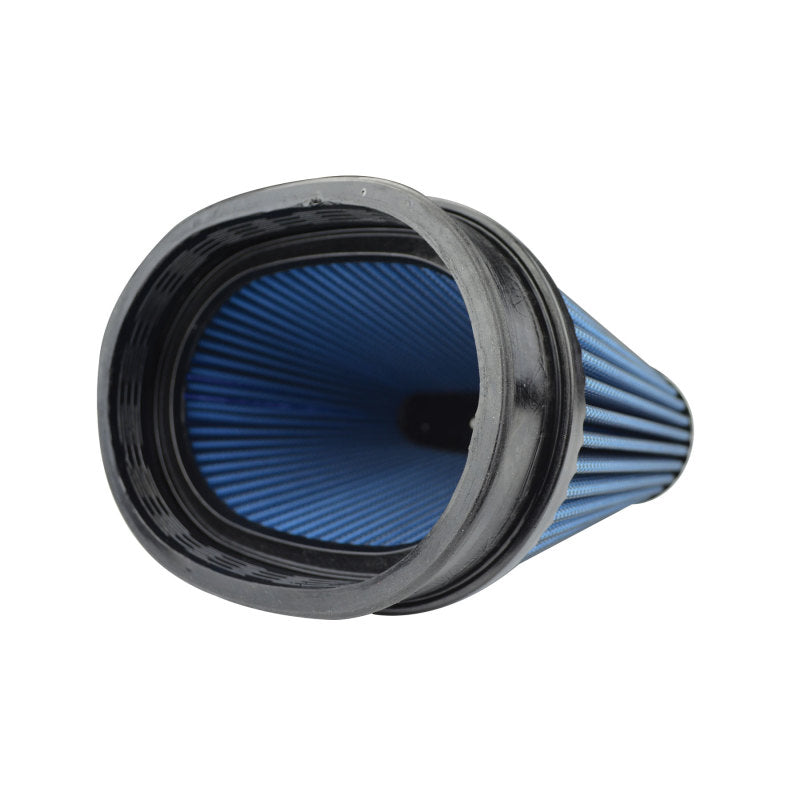 Filtro de aire de gasa de algodón engrasado de 8 capas Injen/base ovalada ID ovalada/medio HT de 5,55 pulgadas/parte superior ovalada de 7 x 2,75 pulgadas