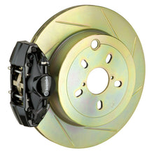 Cargar imagen en el visor de la galería, Brembo 99-05 323i (Excl. xDrive) Trasero GT BBK 2 pistones fundidos 2 piezas 294x19 1 pieza rotor ranurado tipo 1-negro