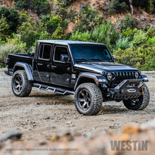 Cargar imagen en el visor de la galería, Westin 18-19 Jeep Wrangler JL Stubby Front Bumper - Textured Black