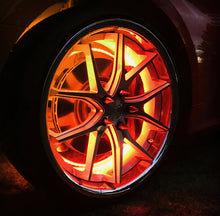 Cargar imagen en el visor de la galería, Oracle LED Illuminated Wheel Rings - ColorSHIFT Dynamic - ColorSHIFT - Dynamic SEE WARRANTY