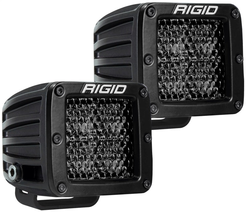 Rigid Industries D Series PRO Midnight Edition - Spot - Difuso - Par