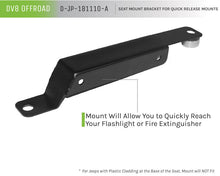 Cargar imagen en el visor de la galería, Kit de soporte de montaje en piso para extintor/linterna DV8 Offroad 2007-2018