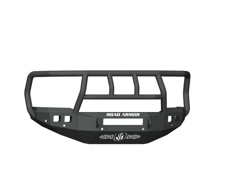 Road Armor 19-20 Ram 2500 Stealth Parachoques delantero con protector Titan II/6 orificios para sensores - Tex Blk