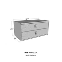 Cargar imagen en el visor de la galería, Westin/Brute HD Under Body 24in x 24in w/Top &amp; Bottom Drawers - Aluminum