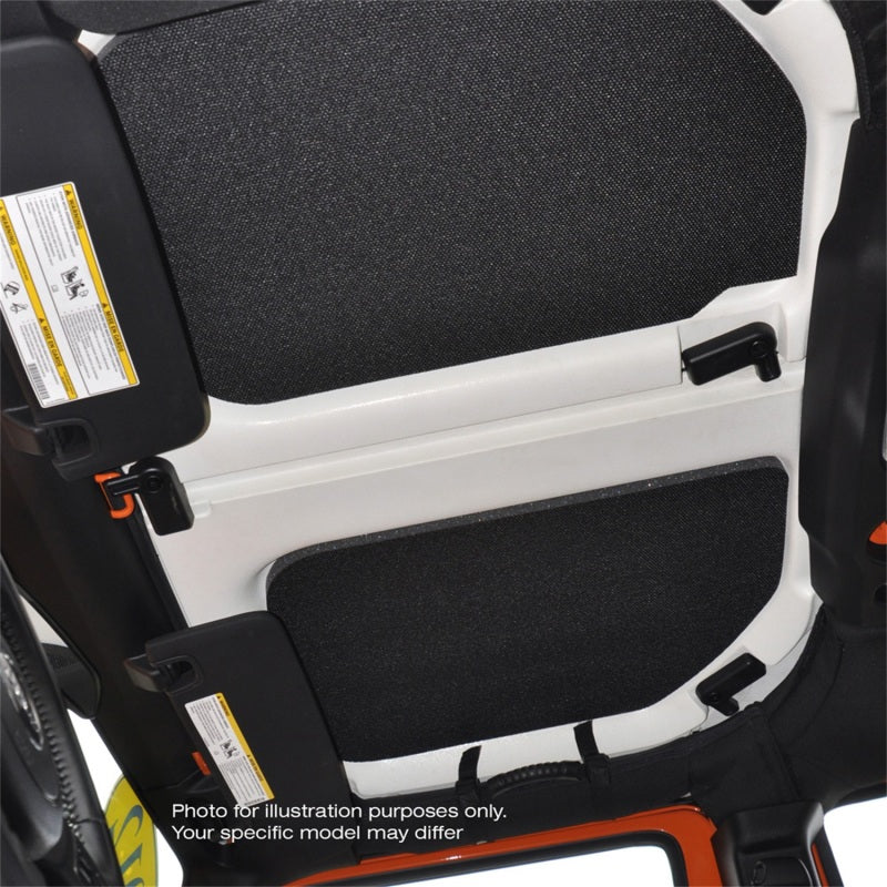 DEI 07-10 Jeep Wrangler JK 4 puertas Boom Mat Headliner - 4 piezas - Blanco