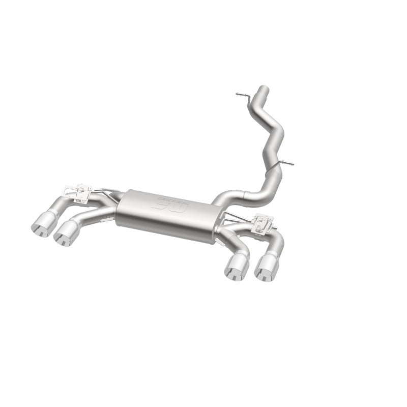 MagnaFlow Sys C/B 2015-2017 Volkswagen Golf R 3 pulgadas SS pulidas Quad Tip salida trasera dividida