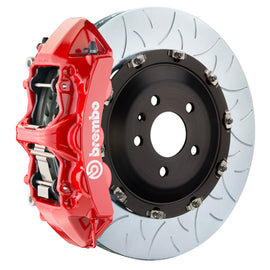 Brembo 03-09 Range Rover Front GT BBK 6 pistones fundidos 405x34 2 piezas rotor ranurado tipo 3-rojo