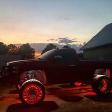 Cargar imagen en el visor de la galería, Oracle LED Illuminated Wheel Rings - Double LED - Red SEE WARRANTY