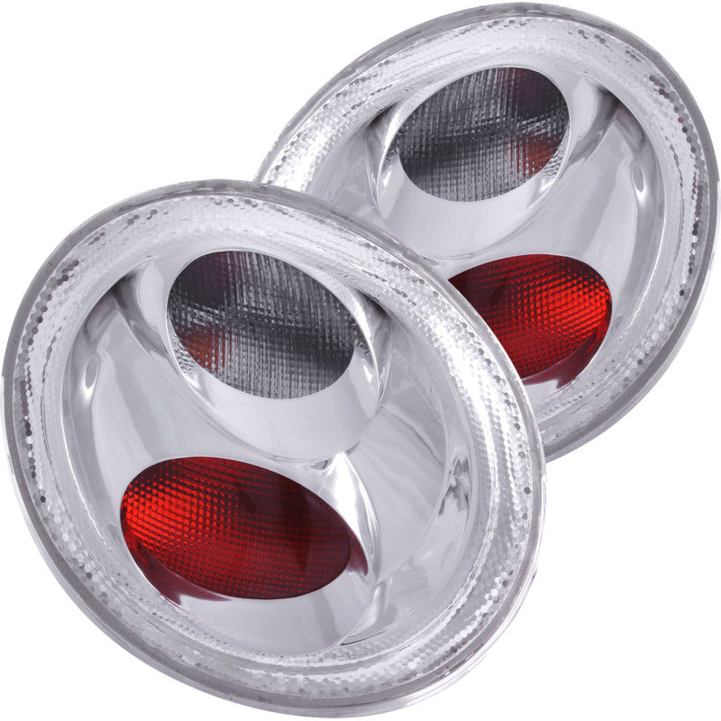 ANZO 1998-2005 Volkswagen Beetle luces traseras cromadas