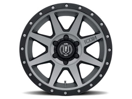 ICON Rebound 18x9 6x5.5 25 mm Offset 6 pulgadas BS 95.1 mm Rueda de titanio de diámetro