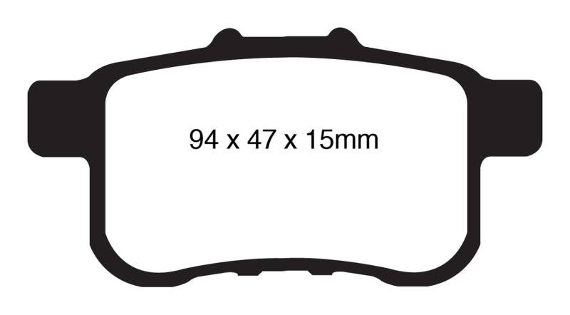 EBC 09-14 Acura TSX 2.4 Pastillas de freno traseras Greenstuff