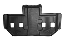 Cargar imagen en el visor de la galería, Husky Liners 07-13 GM Escalade/Suburban/Yukon WeatherBeater Revestimientos de piso para tercer asiento, color negro